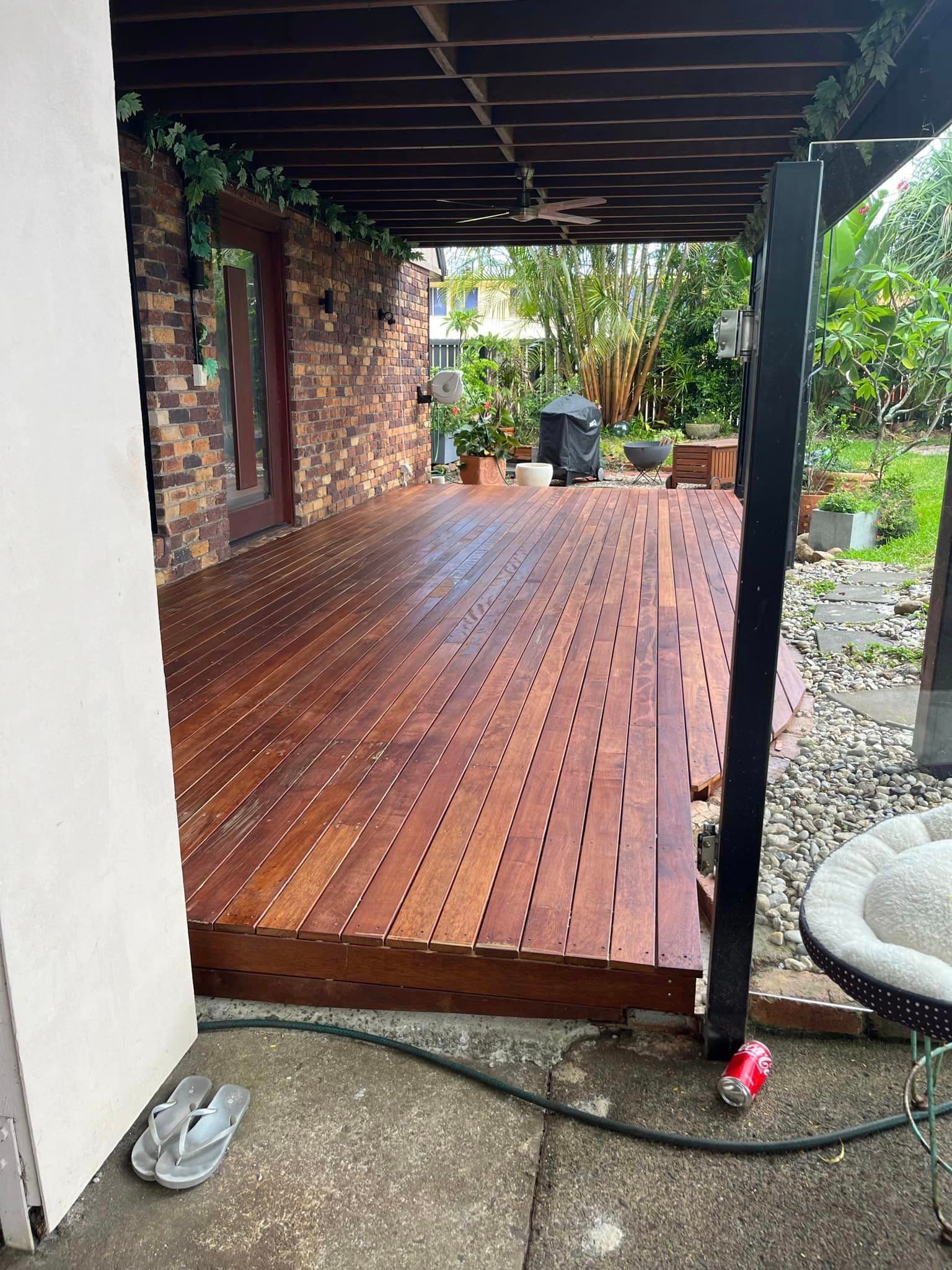 Outdoor Deck Installation - After