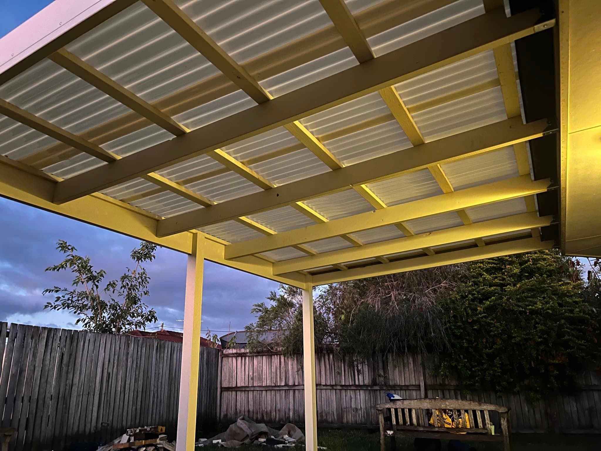 Patio Cover Installation - After