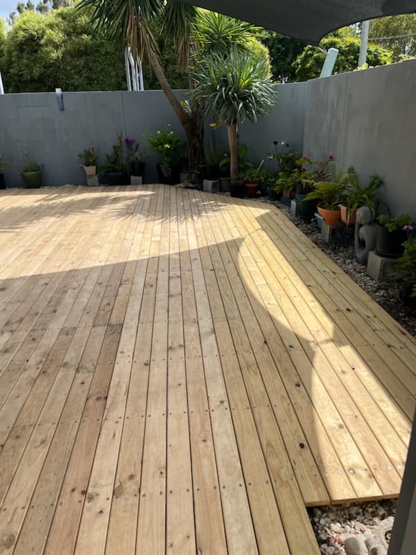 Outdoor Deck Refinishing - Before